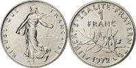 France Franc Coin, Semeuse, Paris, Nickel, KM:925.1 -