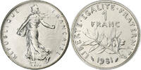 France Franc Semeuse, Paris, série FDC, Nickel, Gadoury:474 -