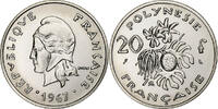 French Polynesia 20 Francs Paris, Nickel, KM:6 -