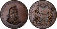 France Medal Henri IV et Marie de Médicis, Bronze, Restrike -