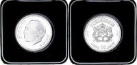 Morocco 50 Dirhams al-Hassan II, Llantrisant, Proof, Silver -