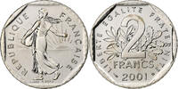 France 2 Francs Semeuse, Monnaie de Paris, BU, Nickel -