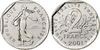France 2 Francs Semeuse, Monnaie de Paris, BU, Nickel -