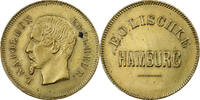 Germany betaalpenning Napoléon III, E.O.Lischke, Hamburg, Brass -