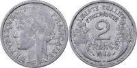 France 2 Francs Coin, Morlon, Beaumont - Le Roger, Aluminum -