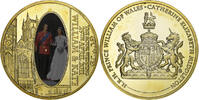 United Kingdom Medaille William et Kate, The Royal Wedding, Copper Gilt -