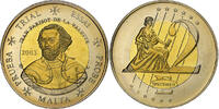 Malta Medaille Exonumia, Bi-Metallic -