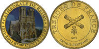 France betaalpenning Cathédrale Notre Dame de Reims, Copper-nickel Aluminium -
