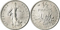 France 1/2 Franc Semeuse, Paris, Nickel, Gadoury:429 -