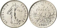 France 5 Francs Semeuse, Paris, FDC, Nickel Clad Copper-Nickel -