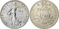 France 1/2 Franc Semeuse, Monnaie de Paris, série FDC, Nickel -