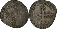 France Double Sol Parisis Henri III, Riom, Billon -