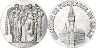 France Medaille Chambre de Commerce de Lille, Silver, Coin -