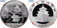 China 10 Yüan Panda, Kung Fu Panda 3, Proof, Silver, NGC -