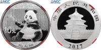 China 10 Yüan Panda, Kung Fu Panda 3, Proof, Silver, NGC -