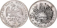 Mexico 8 Reales Mexico City, Chinese Ink, Silver -