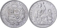 Peru 1 Sol Lima, Silver -