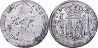Mexico 8 Reales Carlos IV, Mexico City, Chopmarked, Silver -