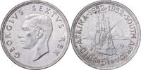 South Africa 5 Shillings George VI, 300 Years of Cape Town, Pretoria -