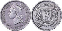 Dominican Republic 10 Centavos Silver -
