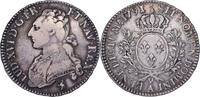 France 1/2 Ecu Louis XVI, Paris, Silver, Gadoury:355 -