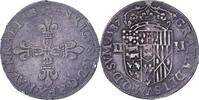 Lordship of Béarn 1/4 Ecu Henri II, Pau, Silver -