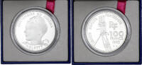 France 100 Francs Arletty, Centenaire du Cinéma, MDP, Proof, Silver -