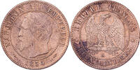 France 2 Centimes Napoleon III, Paris, Bronze -