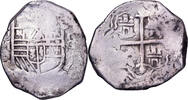 Mexico 8 Reales Philip IV, Mexico City, COB, Silver -