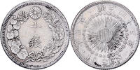 Japan 10 Sen Mutsuhito, Meiji Era, Silver -