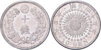 Japan 10 Sen Mutsuhito, Meiji Era, Silver -
