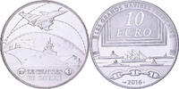 France 10 Euro Le Charles De Gaulle, Proof, MDP, Silver -