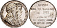 France Token 1840 Société des Imprimeurs de Lyon, Silver MS(60-62)