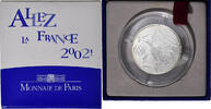 France 1/4 Euro World Cup, BU, Monnaie de Paris, Silver -
