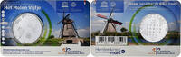 Netherlands 5 Euro Willem-Alexander, Kinderdijk, Utrecht, Silver Plated -