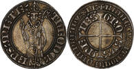 Bishopric of Metz Gros 1365-1383 Metz Thierry V Bayer of Boppard, Metz, Silver AU(55-58)