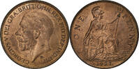 United Kingdom Penny George V, London, Bronze, Spink:4054 -