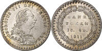 United Kingdom 18 pence token George III, Bank of England, Silver -