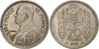 Monaco 20 Francs Louis II, Monnaie de Paris, Copper-nickel -