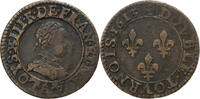 France Double Tournois Louis XIII, Paris, Copper, Gadoury:5 -