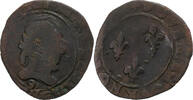 France Double Tournois Henri III, Rennes, Copper, Gadoury:455 -
