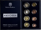 Andorra 1 Cent to 2 Euro Proof, Madrid -