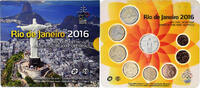Slovakia 1 c. to 2€ + token Summer Olympics Rio de Janeiro, BU -