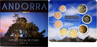 Andorra 1 Cent to 2 Euro BU, Monnaie de Paris -