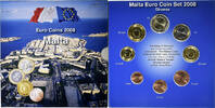 Malta 1 Cent to 2 Euro + stamp BU, Monnaie de Paris -