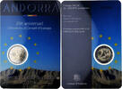 Andorra 2 Euro Conseil de l'Europe, BU, Madrid, Bi-Metallic -