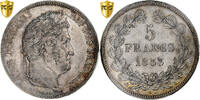 France 5 Francs Louis-Philippe I, Rouen, Silver, PCGS -