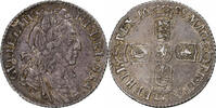 Kingdom of England 6 Pence William III, London, Silver -