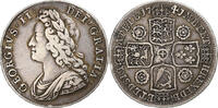 Kingdom of England 1/2 Crown George II, London, Silver -
