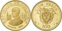 Colombia 100 Pesos Int. Eucharistic Congress, Bogota, Gold -